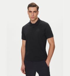 Снимка на BOSS Тениска с яка и копчета 50538176 Тъмносин Regular Fit