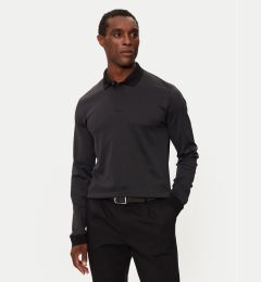 Снимка на Boss Тениска с яка и копчета H-Pado 431 50525033 Черен Regular Fit