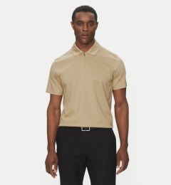 Снимка на BOSS Тениска с яка и копчета H-Paras 50537954 Бежов Regular Fit