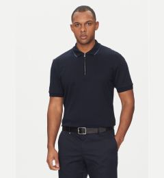 Снимка на BOSS Тениска с яка и копчета H-Paras 59 50532612 Тъмносин Regular Fit