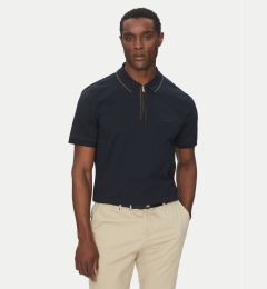 Снимка на BOSS Тениска с яка и копчета H-Paras 71_PS 50531463 Тъмносин Regular Fit