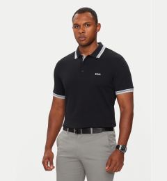 Снимка на Boss Тениска с яка и копчета Paddy 50469055 Черен Regular Fit