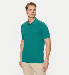Снимка на BOSS Тениска с яка и копчета Pallas 50468362 Зелен Regular Fit