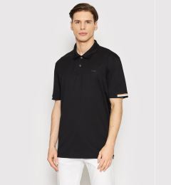 Снимка на Boss Тениска с яка и копчета Parlay 147 50467113 Черен Regular Fit