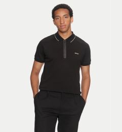Снимка на Boss Тениска с яка и копчета Philix 50519760 Черен Regular Fit