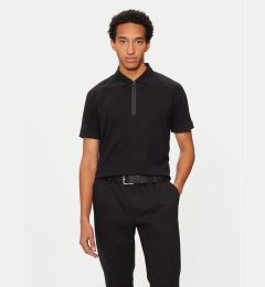 Снимка на Boss Тениска с яка и копчета Philix Mirror 50525119 Черен Regular Fit