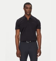 Снимка на BOSS Тениска с яка и копчета Philix Pima 50538177 Тъмносин Regular Fit