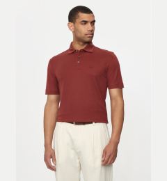 Снимка на Boss Тениска с яка и копчета Press 55 50508830 Червен Regular Fit