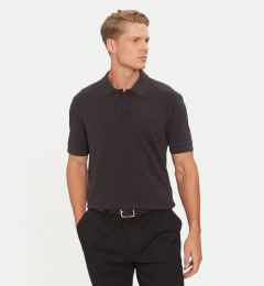 Снимка на Boss Тениска с яка и копчета Prime 50507813 Черен Regular Fit