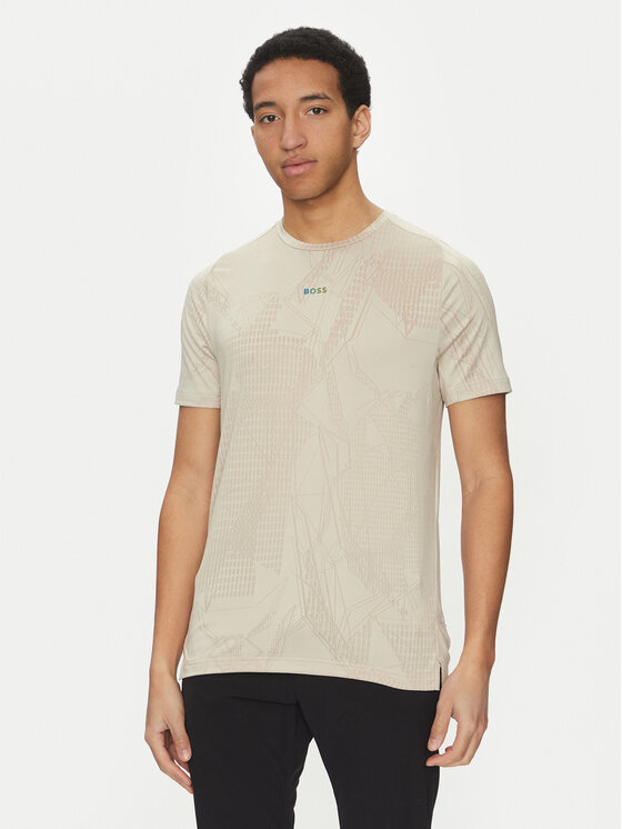 Снимка на BOSS Тишърт Desert Active 50537755 Бежов Regular Fit