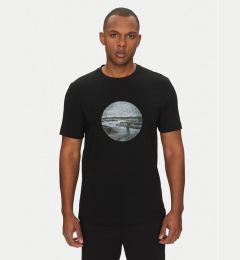 Снимка на BOSS Тишърт Graphic Heritage 50537847 Черен Regular Fit