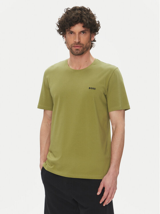 Снимка на BOSS Тишърт Mix&Match 50515312 Зелен Regular Fit