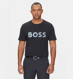 Снимка на BOSS Тишърт Tape Logo 50530990 Тъмносин Regular Fit