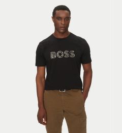 Снимка на BOSS Тишърт Te_Logotexture 50534923 Черен Regular Fit