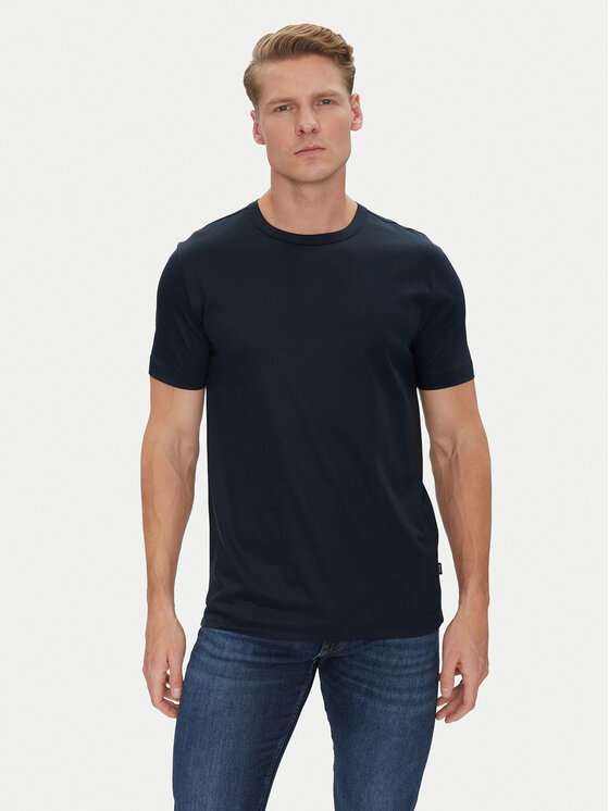 Снимка на BOSS Тишърт Thompson 50 50513674 Тъмносин Regular Fit