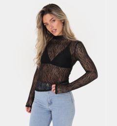 Снимка на Brave Soul Блуза LLT-225HELENA Черен Straight Fit