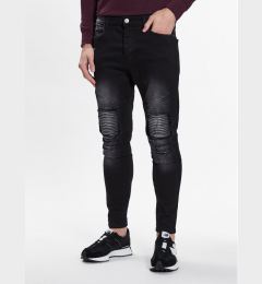 Снимка на Brave Soul Дънки MJN-BIKERCHARC Черен Skinny Fit