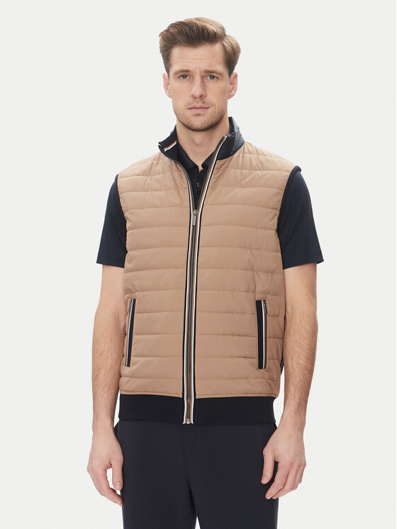 Снимка на Bugatti Жилетка за костюм 8850 75121C Бежов Regular Fit