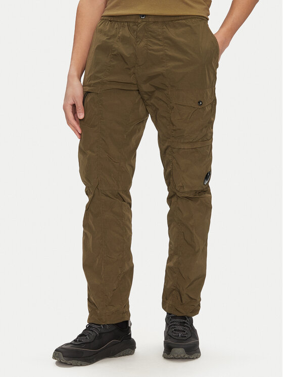 Снимка на C.P. Company Текстилни панталони 18CMPA063A005904G Зелен Regular Fit