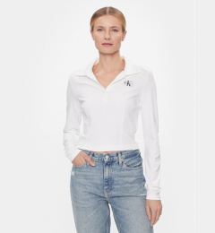 Снимка на Calvin Klein Jeans Блуза Polo Collar Milano Regular Top J20J222556 Бял Regular Fit