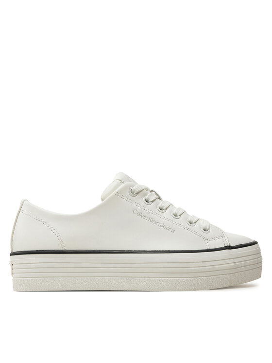 Снимка на Calvin Klein Jeans Гуменки Bold Vulc Flatf Low Lth In YW0YW01633 Бял