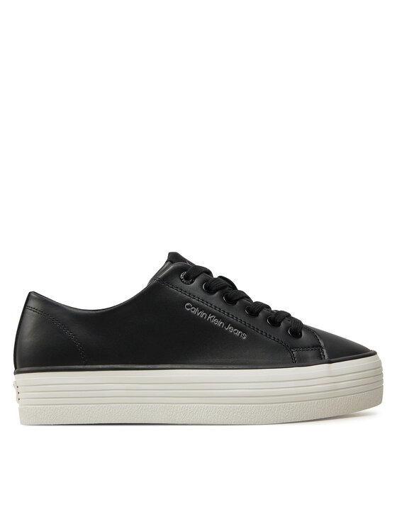 Снимка на Calvin Klein Jeans Гуменки Bold Vulc Flatf Low Lth In YW0YW01633 Черен