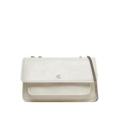 Снимка на Calvin Klein Jeans Дамска чанта Chain Ew Flap Conv Chain Bag LV04K3084G Екрю