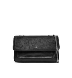 Снимка на Calvin Klein Jeans Дамска чанта Chain Ew Flap Conv Chain Bag LV04K3084G Черен
