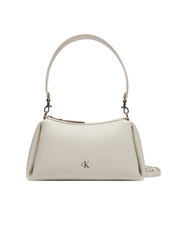 Снимка на Calvin Klein Jeans Дамска чанта Drop Small Shoulder Bag LV04K3082G Екрю