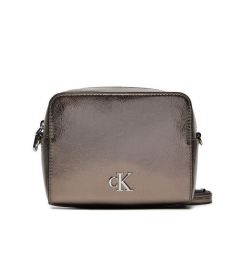 Снимка на Calvin Klein Jeans Дамска чанта Minimal Monogram Camera Bag Tum K60K612728 Сив
