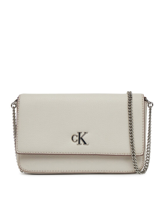 Снимка на Calvin Klein Jeans Дамска чанта Minimal Monogram Ew Flap Ph/Cb19 LV04K1027G Бежов