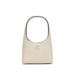 Снимка на Calvin Klein Jeans Дамска чанта Minimal Monogram Shoulder Bag K60K610843 Екрю