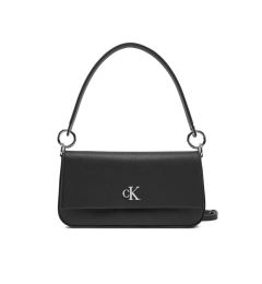 Снимка на Calvin Klein Jeans Дамска чанта Minimal Monogram Shoulder Pouch LV04K3161G Черен