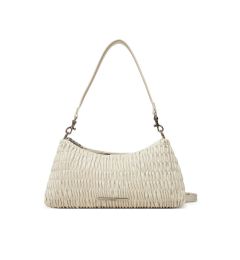 Снимка на Calvin Klein Jeans Дамска чанта Rouched Shoulder Bag LV04K3088G Екрю