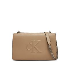 Снимка на Calvin Klein Jeans Дамска чанта Sculpted Ew Flap25 Shoulder Bag LV04K3035G Бежов