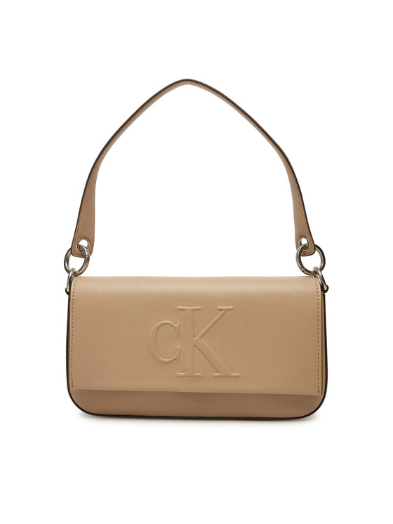 Снимка на Calvin Klein Jeans Дамска чанта Sculpted Flap Shoulder Pouch25 LV04K3148G Бежов