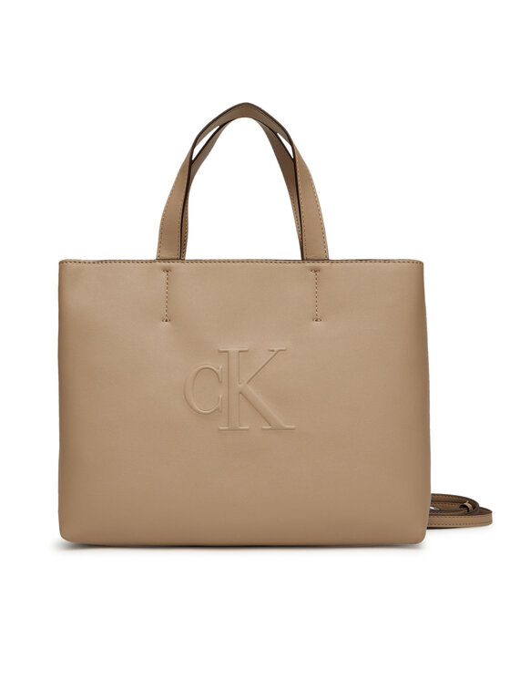Снимка на Calvin Klein Jeans Дамска чанта Sculpted Mini Ew Tote LV04K3111G Бежов