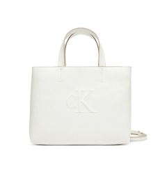 Снимка на Calvin Klein Jeans Дамска чанта Sculpted Mini Ew Tote LV04K3111G Бял