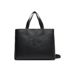 Снимка на Calvin Klein Jeans Дамска чанта Sculpted Mini Ew Tote LV04K3111G Черен