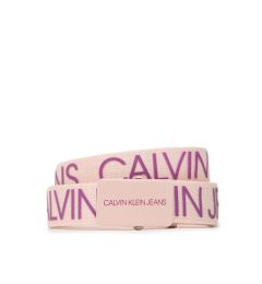 Снимка на Calvin Klein Jeans Детски колан Canvas Logo Belt IU0IU00125 Розов