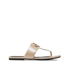 Снимка на Calvin Klein Jeans Джапанки Flat Sandal Slide Toepost Mg Met YW0YW01342 Розов