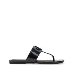Снимка на Calvin Klein Jeans Джапанки Flat Sandal Slide Toepost Mg Met YW0YW01342 Черен