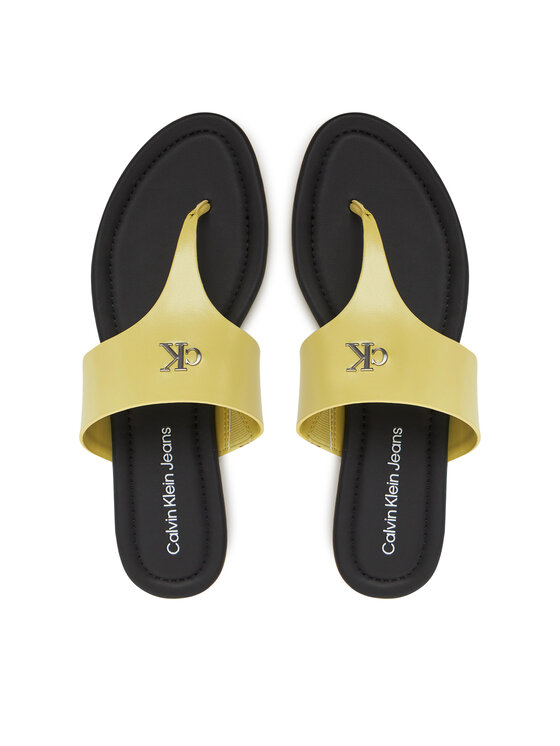 Снимка на Calvin Klein Jeans Джапанки Flat Sandal Toepost Mg YW0YW01691 Зелен