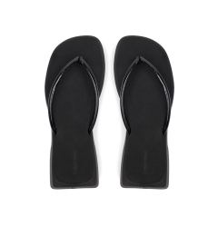 Снимка на Calvin Klein Jeans Джапанки Sq Low Wedge Sandal Stitch YW0YW01716 Черен
