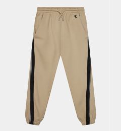 Снимка на Calvin Klein Jeans Долнище анцуг Interlock IB0IB01931 Бежов Relaxed Fit