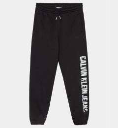 Снимка на Calvin Klein Jeans Долнище анцуг Pixel Logo IB0IB01935 Черен Relaxed Fit