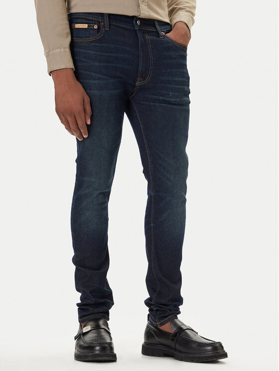 Снимка на Calvin Klein Jeans Дънки LV04RD718G Тъмносин Skinny Fit