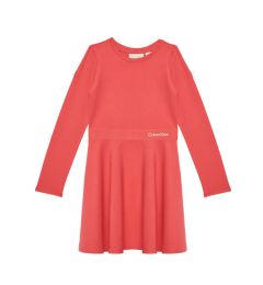 Снимка на Calvin Klein Jeans Ежедневна рокля Logo Tape IG0IG02666 D Розов Regular Fit