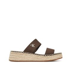 Снимка на Calvin Klein Jeans Еспадрили Sporty Rope Mg Lth Webbing YW0YW01704 Кафяв
