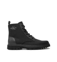 Снимка на Calvin Klein Jeans Зимни обувки Eva Boot Mid Laceup Mix Mtr YM0YM00982 Черен